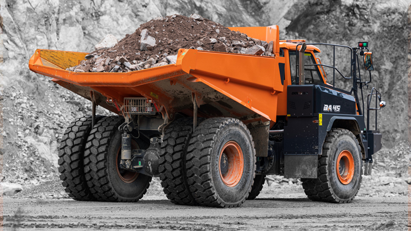 Camiones Mineros DEVELON Camión articulado DA45-7 4x4