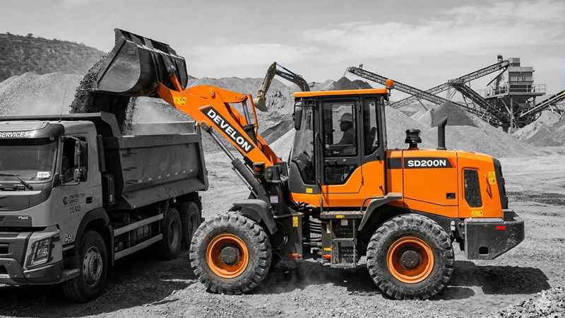 Cargadores Frontales DEVELON Cargador frontal SD200N