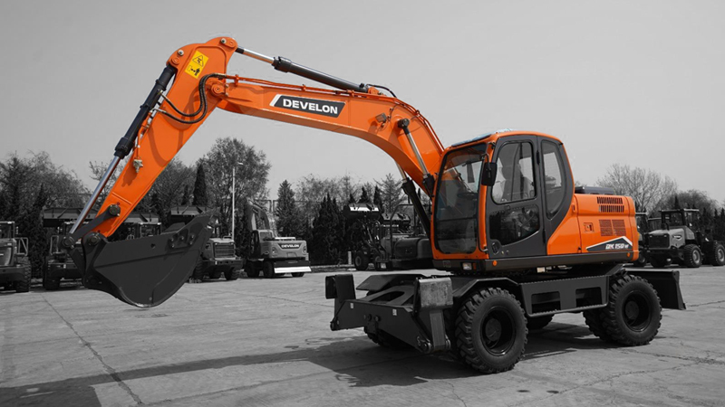 Excavadoras sobre Neumáticos DEVELON DX150W-7B