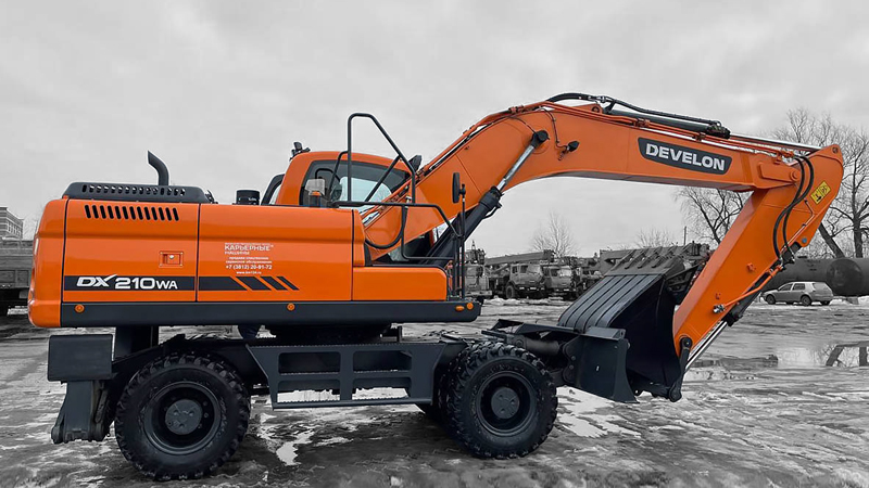 Excavadoras sobre Neumáticos DEVELON Imagen