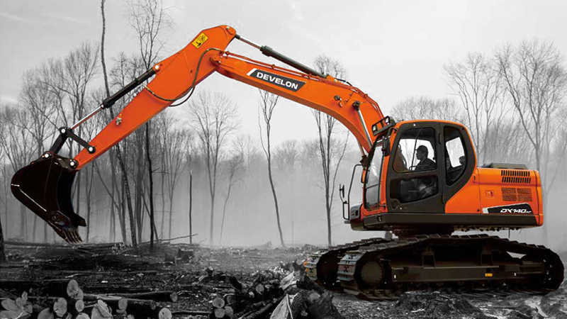 Excavadoras sobre Orugas DEVELON Excavadora DX140LCA