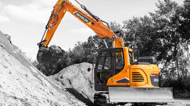 Excavadoras sobre Orugas DEVELON Excavadora DX140LCR-7