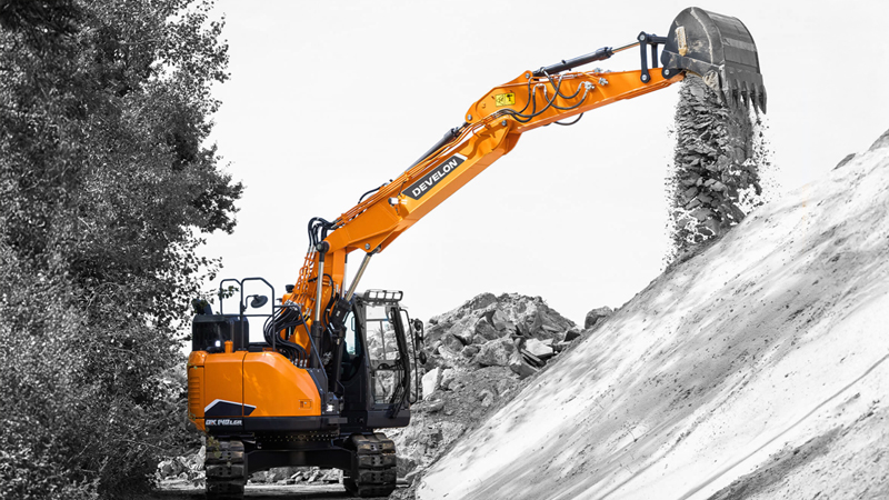 Excavadoras sobre Orugas DEVELON Excavadora DX140LCR-7