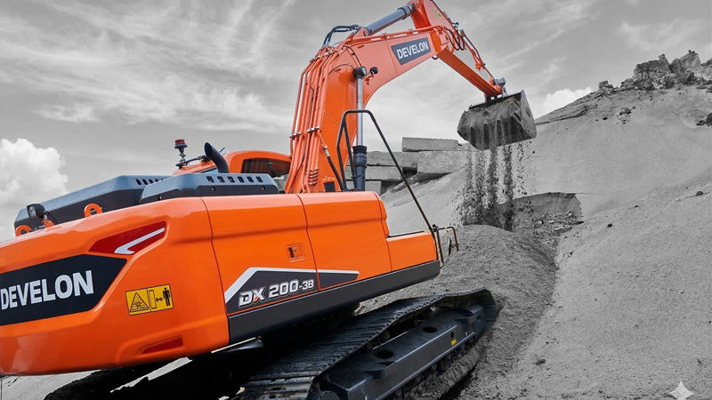 Excavadoras sobre Orugas DEVELON Excavadora DX200-3B