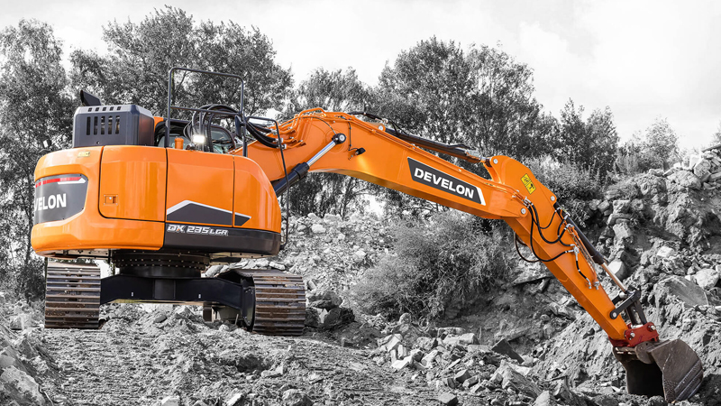 Excavadoras sobre Orugas DEVELON Excavadora DX235LCR-7