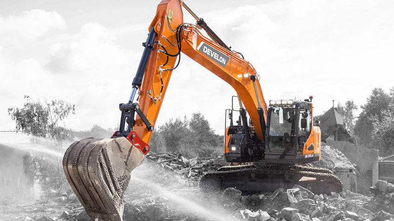 Excavadoras sobre Orugas DEVELON Excavadora DX235LCR-7