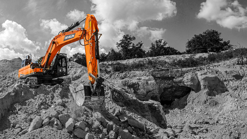 Excavadoras sobre Orugas DEVELON Excavadora DX420LC-7(K)