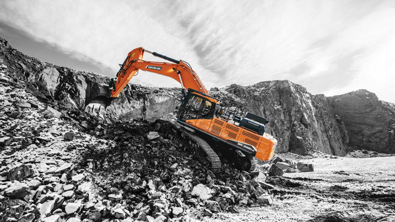 Excavadoras sobre Orugas DEVELON Excavadora DX530LC-7(K)