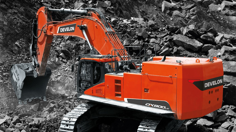 Excavadoras sobre Orugas DEVELON Excavadora DX800LC-5B