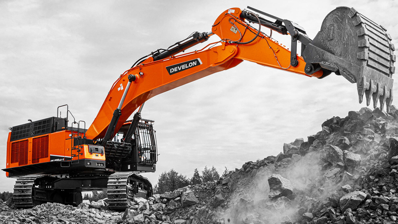Excavadoras sobre Orugas DEVELON Excavadora DX800LC-7