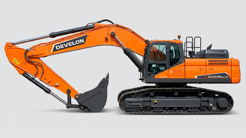 Excavadoras sobre Orugas DEVELON Excavadora DX530LC-7B