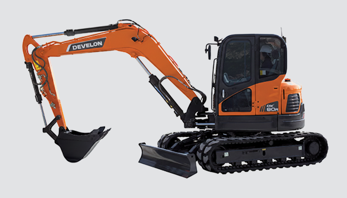 Miniexcavadoras DEVELON Miniexcavadora DX80R
