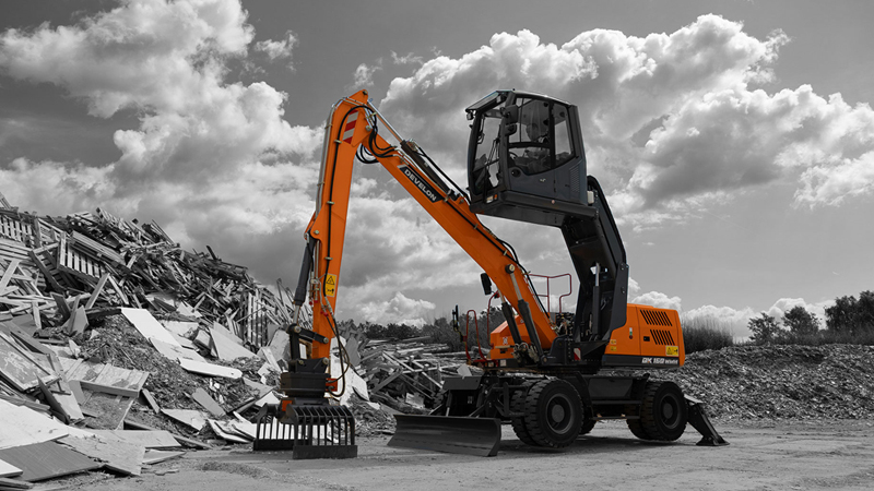 Aplicaciones Especiales DEVELON Manipulador de Materiales DX160WMH-7