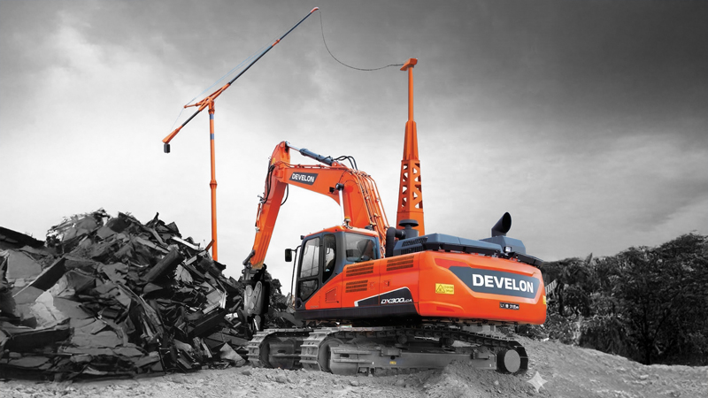 Aplicaciones Especiales DEVELON Excavadora eléctrica DX225-E