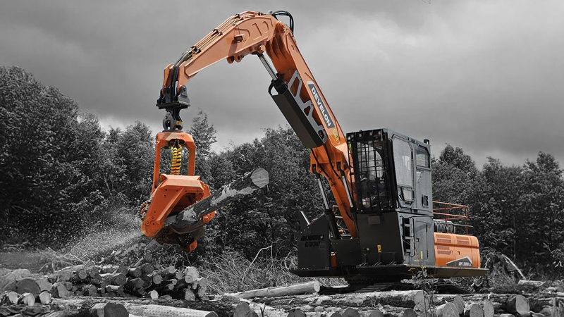 Aplicaciones Especiales DEVELON Cargador de Troncos DX300LL-7