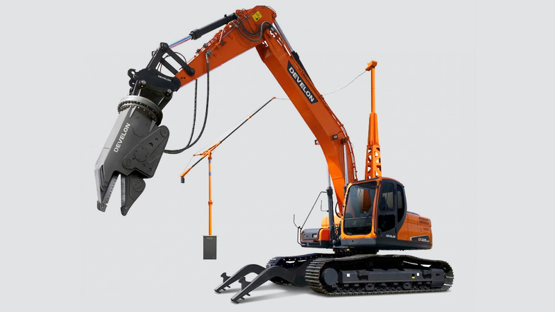 Aplicaciones Especiales DEVELON Excavadora eléctrica DX225-E