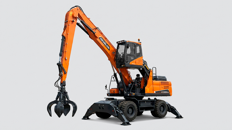 Aplicaciones Especiales DEVELON Manipulador de Materiales DX340W MH