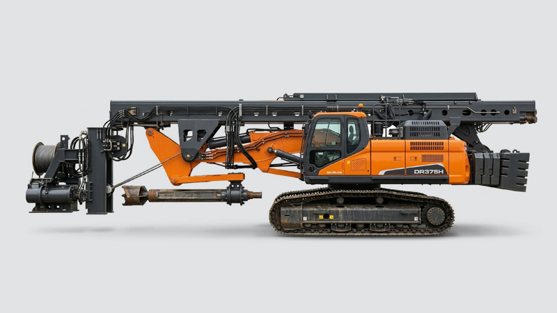 Aplicaciones Especiales DEVELON Perforadora rotativa DR375H